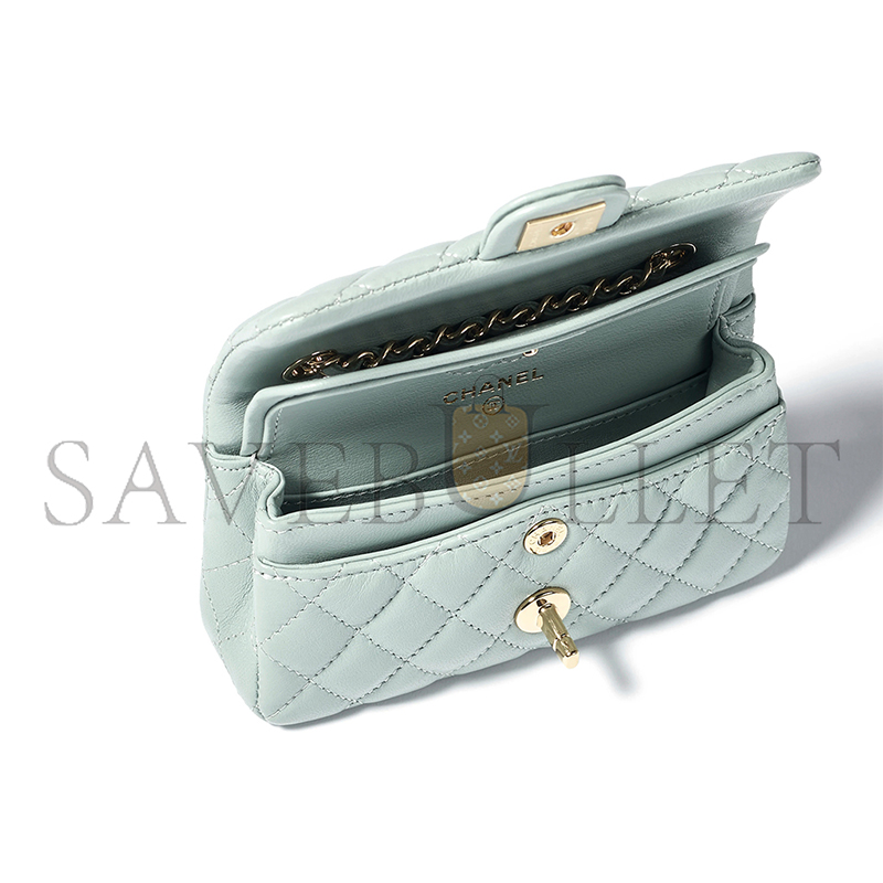 Ch*el classic mini bag with hook ap4760 (12*8*5cm)